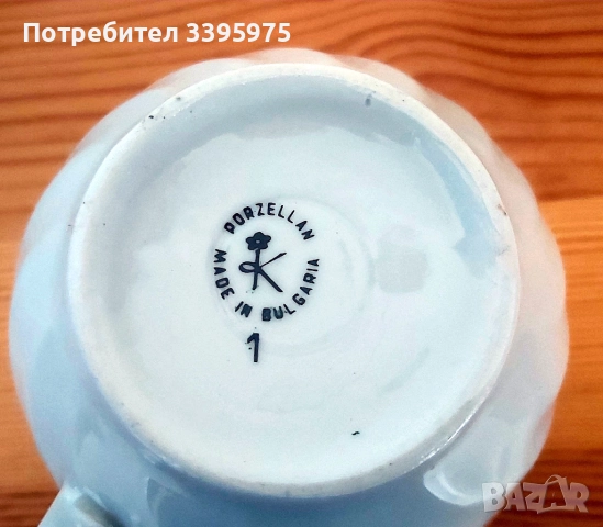 Ретро порцеланови чаши за кафе, произведени в България, снимка 3 - Чаши - 51535023