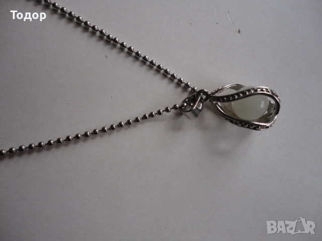 Страхотно колие с камък , снимка 3 - Колиета, медальони, синджири - 52668808