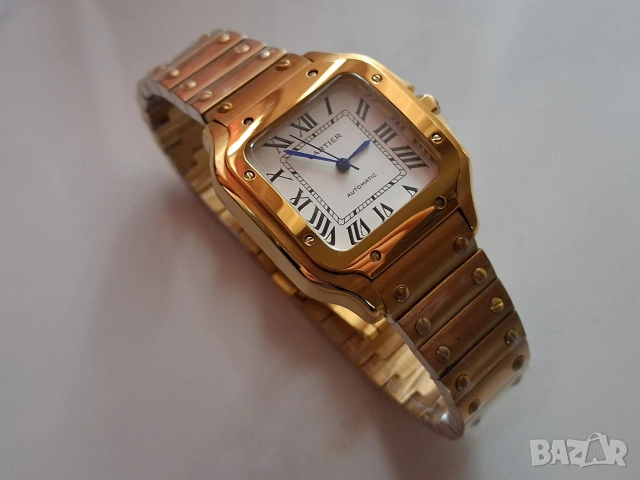 Cartier Santos Дамски, снимка 4 - Дамски - 53658580