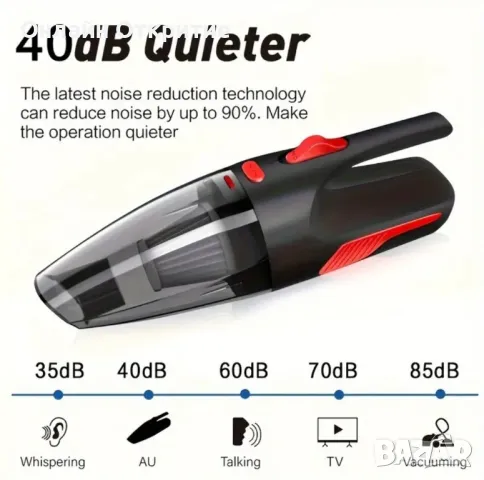 CascadeVac – Мощна прахосмукачка за кола с 12V захранване и миещ се контейнер , снимка 3 - Аксесоари и консумативи - 50146127