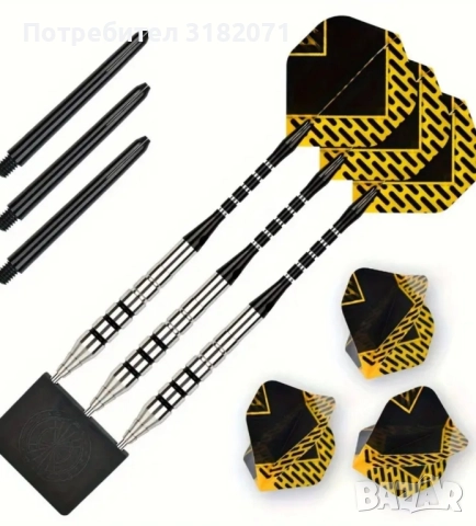 90% tungsten професионални стрели за дартс, 22гр, снимка 2 - Дартс - 51487361