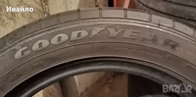 Продавам 2 броя летни гуми 195.55.16 на 1 сезон дот 2021 Goodyear , снимка 4 - Гуми и джанти - 55720241