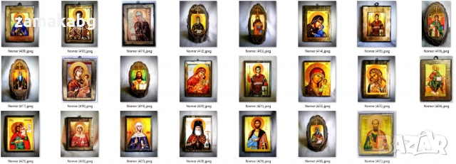 Уникални ръчно изработени репродукции на икони върху естествено дърво, снимка 12 - Икони - 35717175