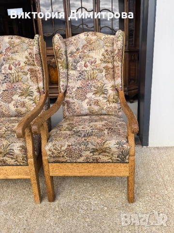 Комплект Бидермайер , снимка 5 - Дивани и мека мебел - 52851925