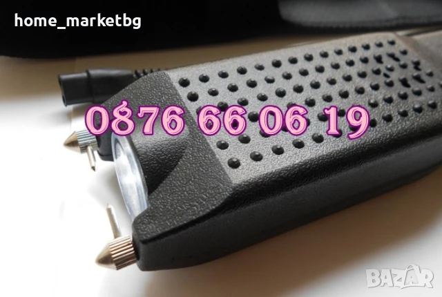 Голям Мощен електрошок WS-802 с алармен сигнал и фенер, снимка 2 - Екипировка - 50577834
