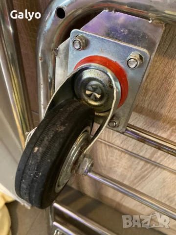 Голяма помощна количка от неръждавейка за хотели или ресторанти, снимка 7 - Друго търговско оборудване - 50832154