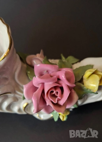 Декоративни вази тип "рог на изобилието" - Sandizell, Dresden, снимка 8 - Вази - 53720671