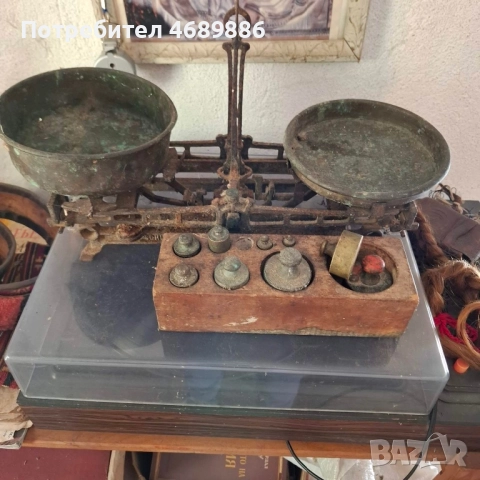 Автентичен стар кантар-везна. 