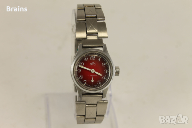 Швейцарски Дамски Часовник ALFA Отлично Работещ, снимка 2 - Антикварни и старинни предмети - 44711855