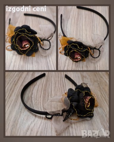 Красива диадема с цвете, снимка 1