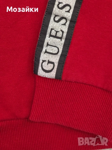 GUESS Zip Hoodie / Logo Tape Streetwear (M) – MSRP €120, снимка 7 - Суичъри - 53595953