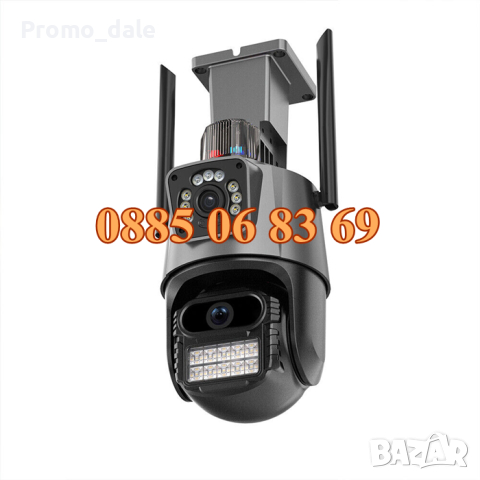 2 броя Двойна Smart WiFi безжична IP 6MPX камера,LED,4К Ultra HD, снимка 3 - IP камери - 44582641