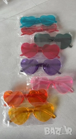 Водоустойчиви дамски очила със стъкла във форма на сърца