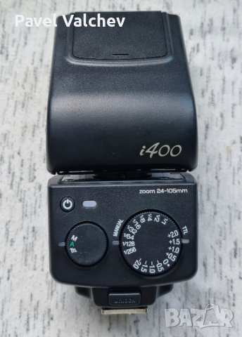 Автоматична светкавица с TTL Nissin i400 (400N) за Nikon -  водещо число 40, снимка 1 - Светкавици, студийно осветление - 41545783
