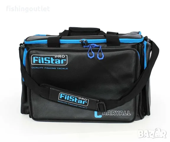 Имгрегниран рибарски сак FilStar Blue Line Competition 47x27x34см, снимка 4 - Такъми - 56225133