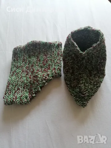 Терлици и чорапи от вълна и полиакрил, ръчно плетиво, снимка 4 - Други - 48374772