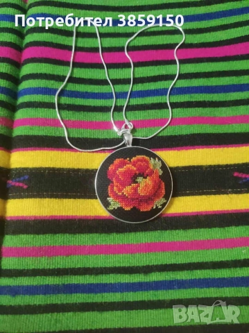 Бродирани колиета , снимка 5 - Колиета, медальони, синджири - 51914040