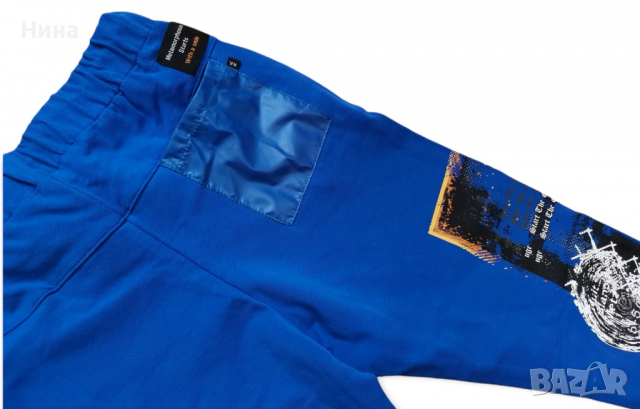 Лукс долнище в синьо, снимка 3 - Детски анцузи и суичери - 36129704