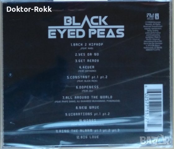 The Black Eyed Peas - Masters Of The Sun Vol. 1 (CD) 2018, снимка 2 - CD дискове - 41635919
