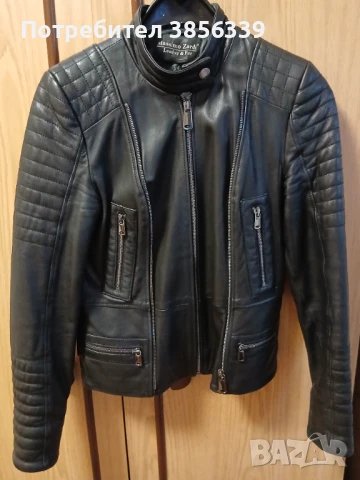 Кожено яке Mango и Massimo Zardi, снимка 9 - Якета - 50823243