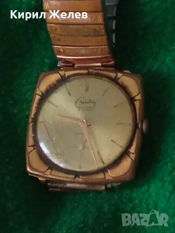 Creation MASTERSHIP 17 JEWELS SWISS Стар ВИНТИДЖ Мех. ЧАСОВНИК с ПОЗЛАТА и РАЗТЕГЛИВА ВЕРИЖКА 41238, снимка 15 - Антикварни и старинни предмети - 43328198