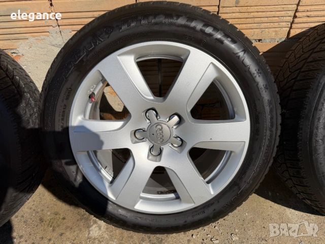 Оригинални алуминиеви джанти за Audi 5x112 17 цола, снимка 3 - Гуми и джанти - 53817084