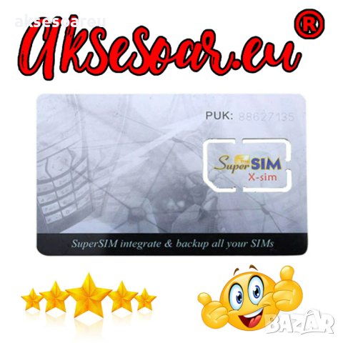Нова празна сим карта за мобилен телефон Super sim 16 в 1 Max sim cart за GSM Редактор на номера Кап, снимка 4 - Резервни части за телефони - 42000312