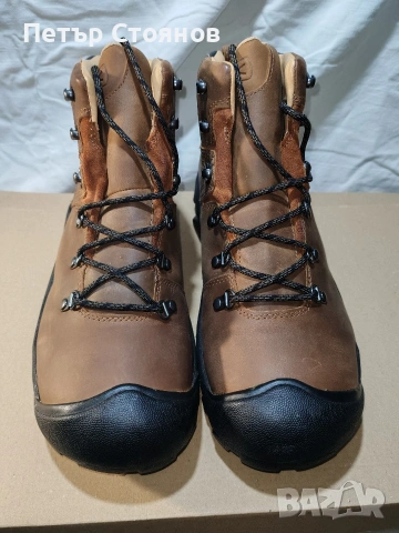 Удобни и практични мъжки боти от естествена кожа KEEN №46, снимка 5 - Мъжки боти - 53314443