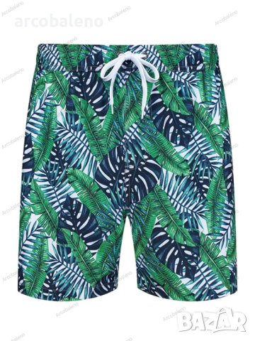 Мъжки летни ваканционни шорти Wonderland floral print, 5цвята, снимка 7 - Къси панталони - 41026172