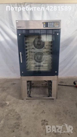 Рециклиран професионален немски конвектомат Miwe със стойка, снимка 2 - Други машини и части - 53657325