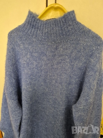 син пуловер Радис, снимка 2 - Блузи с дълъг ръкав и пуловери - 52430971