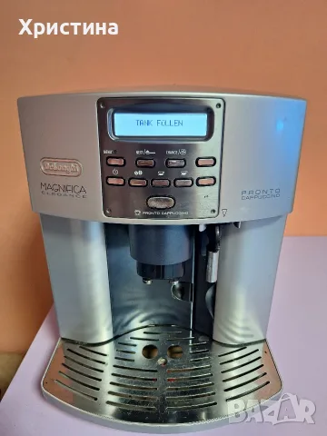 Кафемашина Delonghi Magnifica, снимка 3 - Кафемашини - 55728376
