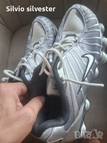 Мъжки маратонки Nike Shox silver 44.5, снимка 2 - Маратонки - 55809146