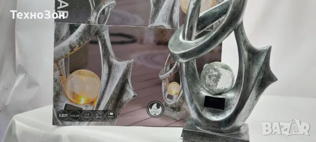 Лед соларна лампа за двора Led solar deko, снимка 5 - Соларни лампи - 50040995