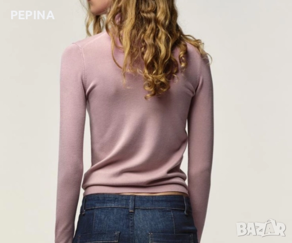 Блуза с поло яка Zara ,13лв!, снимка 3 - Блузи с дълъг ръкав и пуловери - 52023560