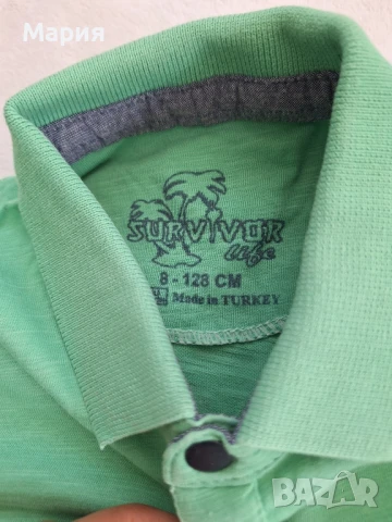 Тениски с яка 6-7 г. - 3 броя за 15 лв, снимка 7 - Детски тениски и потници - 50928829