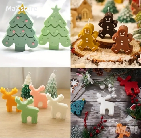 Елен елха джинджифилово човече Дълбок силиконов молд , снимка 2 - Форми - 51960018