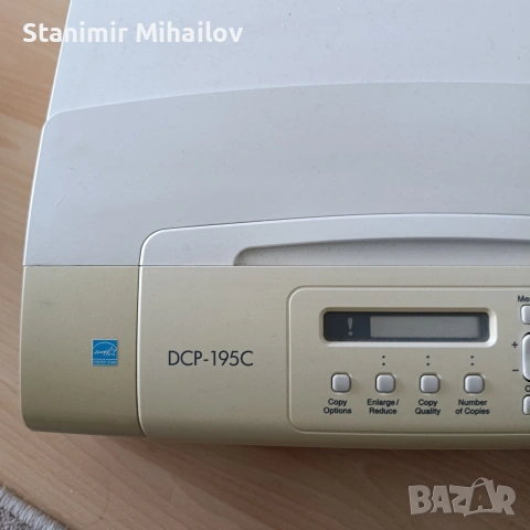 Продавам принтер, скенер и копирна машина Brother dcp 195c, снимка 3 - Принтери, копири, скенери - 53798207