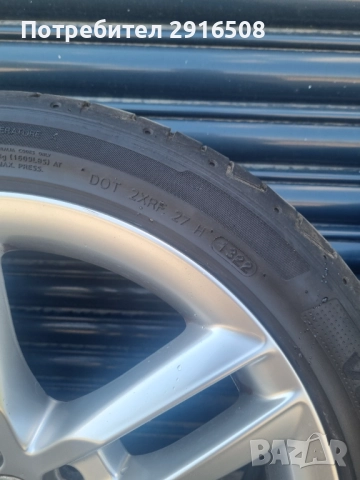 Оригинални Ауди джанти 18 с гуми дот 22, снимка 7 - Гуми и джанти - 51500693