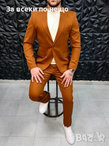 Мъжки Костюм🔝Абитуриентски Костюм🔝Сватбен Костюм🔝Официален Костюм-Различни Цв. Код Premium F.23, снимка 17 - Костюми - 53869678