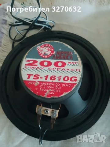 Високоговорител за кола 200W max 2-way speaker TS- 1610G, NIPON AMERICA, снимка 2 - Тонколони - 56059478