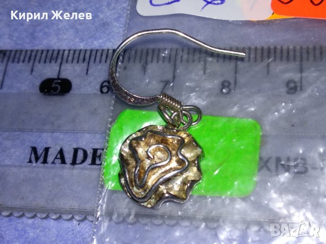 НЕЖНА ФЛОРАЛНА СРЕБЪРНА ОБЕЦА СРЕБРО 925 РОЗИЧКА 38293, снимка 6 - Обеци - 40932416