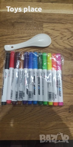 Комплект флумастери за рисуване върху вода с лъжичка-, снимка 3 - Други - 50850254