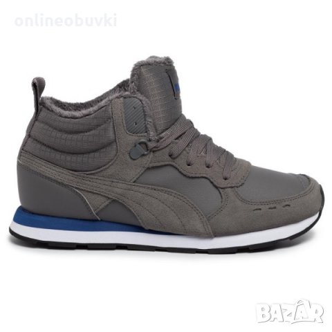 НАМАЛЕНИЕ!!!Зимни мъжки спортни обувки PUMA VISTA MID WTR Сиво естествена кожа, снимка 1