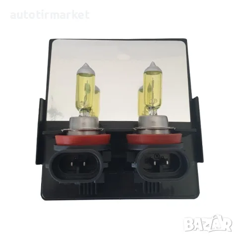 Халогенни крушки HNG H11 55W тип ''Golden eye'', снимка 2 - Аксесоари и консумативи - 56053667