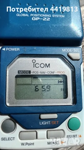 Icom GP-22 - ретро gps приемник, работещ, навигация, от 90-те, джи пи ес, за колекция, ресийвър, снимка 5 - Колекции - 55885235