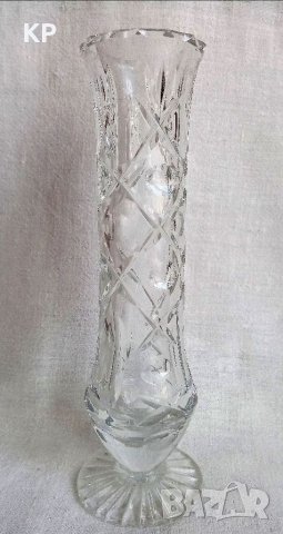 Кристална ваза , снимка 1 - Вази - 39710450