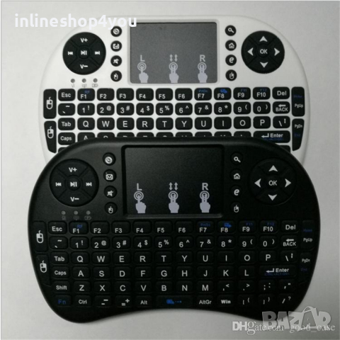 Мини безжична клавиатура за Смарт ТВ, Таблет, смартфон, снимка 3 - Клавиатури и мишки - 36209826