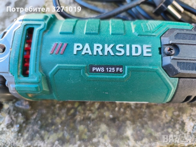 Ъглошлайф Parkside pws 125 f6, снимка 3 - Други инструменти - 52176558