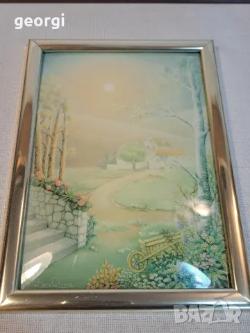 картина върху медна плака    18/1, снимка 2 - Картини - 49003604